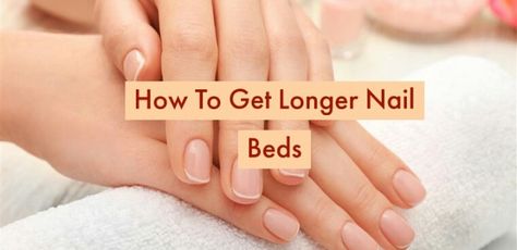 This article will guide you on how to lengthen your short nail beds. Click to see Growing Nails Faster, Short Nail Beds, Growing Nails, Short Nail Bed, Nail Painting Tips, Long Nail Beds, Grow Long Nails, Short Natural Nails, Nail Growth Tips