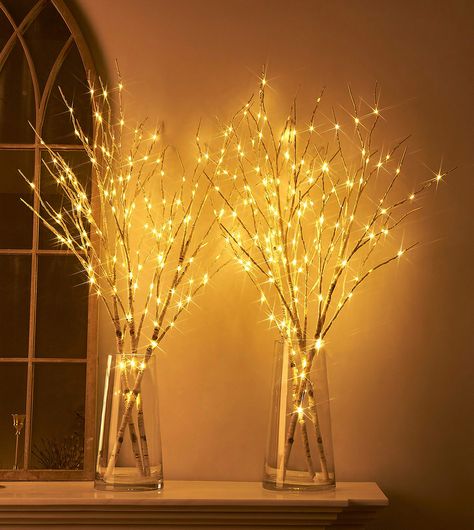 Lighted Branches Decor, Lighted Tree Branches, Midnight Masquerade, Branch Centerpieces, Mitzvah Decor, Twig Lights, Lighted Centerpieces, Christmas Wedding Party, Christmas Decorations Centerpiece