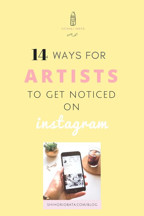 How to Grow Your Art Instagram Page: 14 Ways for Artists to get noticed on Instagram, Promote your art on Instagram by following this step-by-step guide. Read more here. // #instagram #instagramtips #art #artblog Art Instagram Name Ideas, Name For Art Page, Creative Names For Art Page, Art Names For Instagram, Art Instagram Page, Instagram Name Ideas, Art Biz, Artist Tips, Name For Instagram