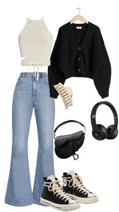 Everyday Fashion Outfits, Casual Day Outfits, Outfit Jeans, Easy Trendy Outfits, Modest Fashion Outfits, Mode Inspo, High Waisted Jeans, Cute Everyday Outfits, Really Cute Outfits