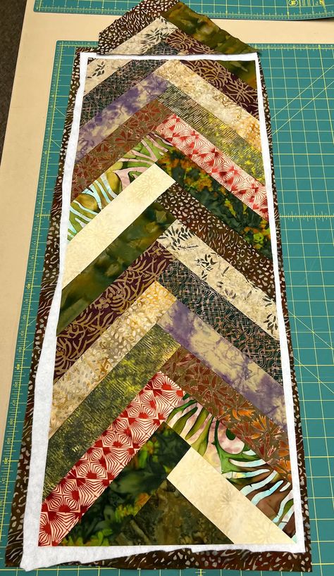 How to Make a French Braid Quilt: Free Tutorial - Create Whimsy Free French Braid Table Runner Pattern, French Braid Quilted Placemats, Hobo Rails Quilt Pattern Free, Braided Quilt Border, Quilt Braid Pattern, Prairie Braid Quilt Pattern, Braided Quilt Pattern, Braided Table Runner Pattern Free, Braided Quilt Pattern Free