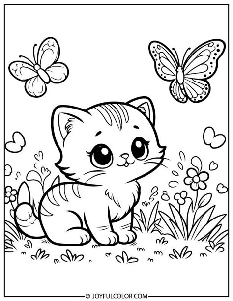 Baby Animal Coloring Pages, Cute Coloring Pages For Kids, Easy Coloring Pages For Kids, Animal Coloring Pages For Kids, Animals Coloring Pages For Kids, Nature Coloring Pages, Coloring Pages Easy, Holiday Coloring Pages, Animals Coloring Pages