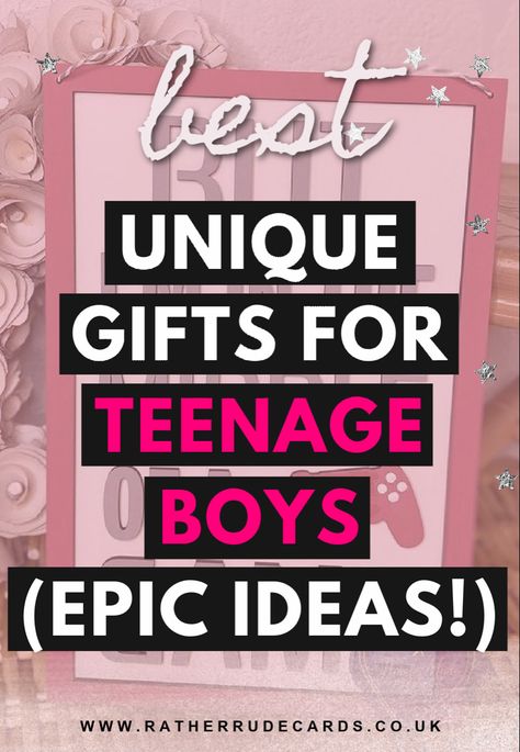 Unique funny creative teenage boy gift ideas for teenagers and older kids