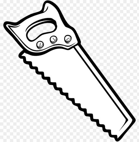 saw clip art at clipart - saw clip art Hand Saw Drawing, Hand Saw Tattoo, Saw Drawing, Preschool Counting Worksheets, Hammerhead Shark Tattoo, Traditional Tattoo Flash Art, Black And White Clipart, Fret Saw, Preschool Counting