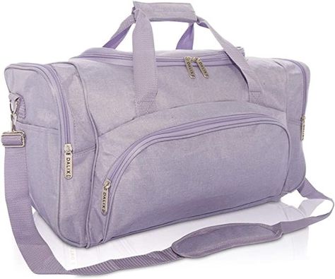 Zipper closure Closure: Zipper, Comes with Adjustable/Detachable Shoulder Strap Dimensions 20" Length x 10" Width x 11.5" Height Colors: Purple DALIX authentic signature lining inside. Detachable and Adjustable Shoulder Strap. Comes with Sewn in Gusset on the bottom of the bag for easy packing. Gym Duffle Bag, Sleepover Bag, Pool Shoes, Vacation Bag, Duffel Bag Backpack, Easy Packing, Best Gym, Travel Duffle, Duffle Bag Travel