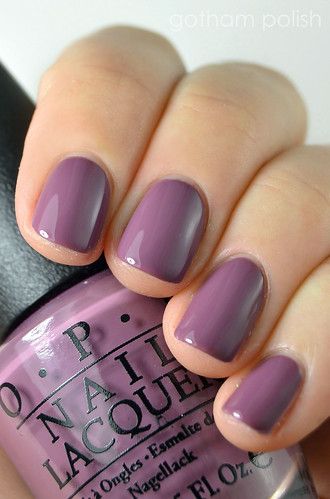 Opi Nail Polish Colors, Nail Polish Gift Set, Nail Polish Gift, Opi Nail Colors, Toes Nails, Classy Nail, Nail Colors Winter, Purple Nail, Nail Colours