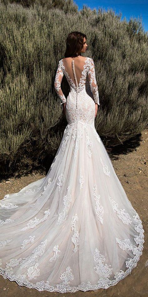 Nora Naviano Wedding Dresses For Charming Style | Wedding Dresses Guide Wedding Dresses Mermaid Sweetheart, Young Wedding, Dresses Sheer, Lace Wedding Dress With Sleeves, Wedding Dress Guide, Dress Guide, White Wedding Dress, Lace Vintage, Sleeve Wedding Dress