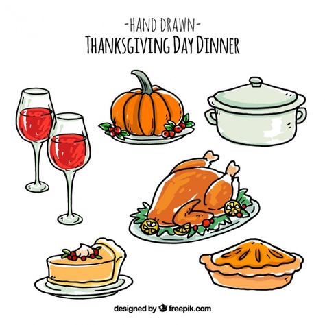 Thanksgiving Dinner Drawing, Thanksgiving Table Drawing, Simple Thanksgiving Drawings, Cute Thanksgiving Drawings, Thanksgiving Drawings Easy, Thanksgiving Sketches, Thanksgiving Doodles, Thanksgiving Calendar, Cookbook Illustration