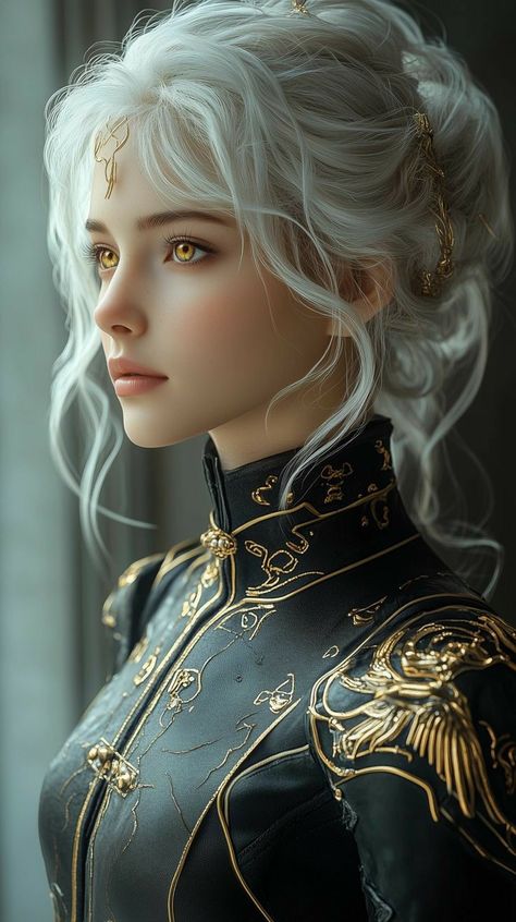 Targaryen Woman Art, Dark Queen Character Design, White Hair Female Character, Dragon Lady, Elves Fantasy, Targaryen Art, Female Character Concept, Beautiful Dark Art, Arte Fantasy