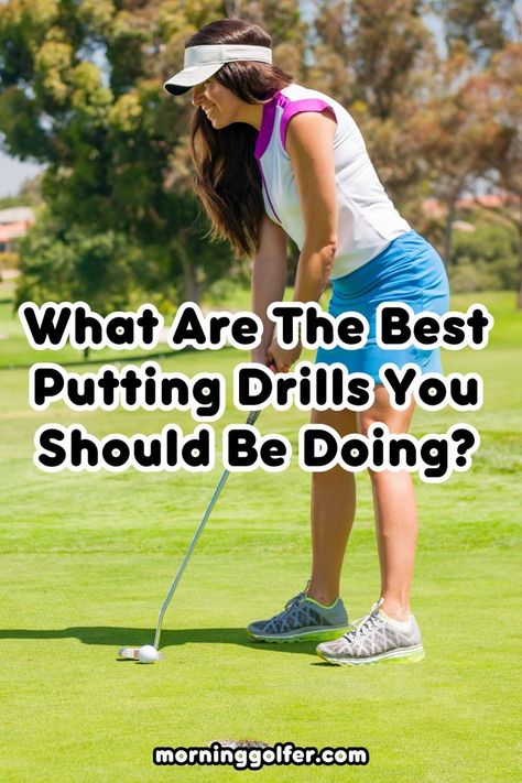 Here are the 9 best putting drills you can utilise as part of your practice regimen. Follow me to get more putting related tips. #golfputting #golfdrills #golfingtips #golftraining Womens Golf Tips, Golf Lessons For Women, Woman Golf Outfit, Golf Event Outfit, Golf Aesthetic Woman, Women Golf Outfit, Golf Tips For Women, Outfit Golf, Golf Aesthetic