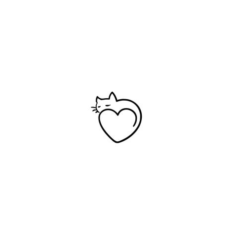 Tiny Cat Tattoo, Cat Paw Tattoos, Kitten Tattoo, Cat Tattoo Simple, Tier Tattoo, Minimal Tattoos, Armband Tattoos, Petit Tattoo, Paw Tattoo