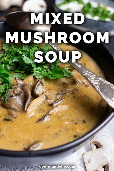 Mushrooms Soup, Oyster Mushroom Recipe, Mushroom Soup Recipes, Soup Healthy, Chilli Recipes, Oyster Mushrooms, Glutenfree Dairyfree, Healthy Groceries, Savory Soups