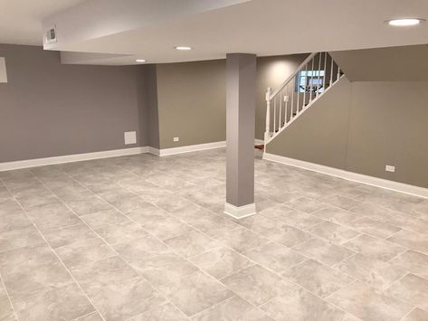 Heck yes this is what we are talking about! #finishedbasement #rehabbedlistings #realtorChicago Veranda Design, Small Basement Remodel, Basement Remodel Ideas, Basement Remodel Diy, Basement Redo, Home Basement, Basement Inspiration, Basement Living Rooms, Diy Basement