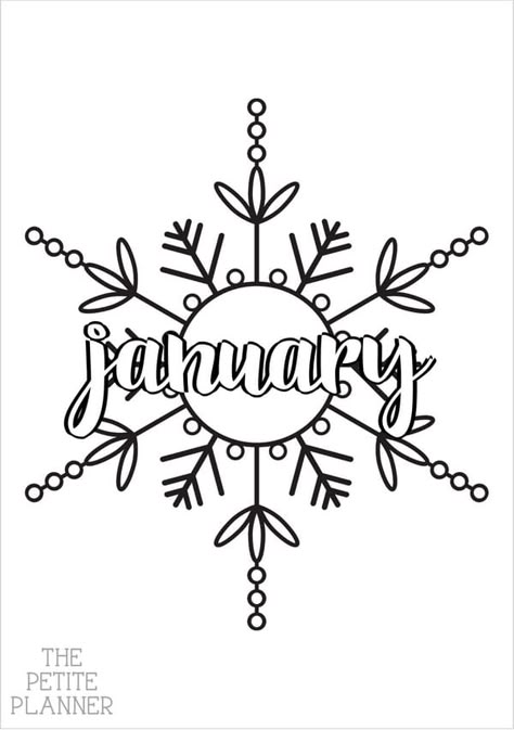 Month Lettering, January Bullet Journal Ideas, January Planner, January Journal, Bullet Journal 2024, 2024 Bullet Journal, Book Journal Ideas, Journal 2023, Journal Ideas Templates