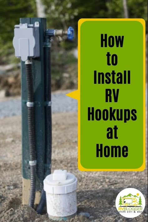 How to Install RV Hookups at Home – RVBlogger Rv Hookups, Camper Maintenance, Camper Hacks, Rv Camping Tips, Rv Maintenance, Diy Camper Remodel, Rv Homes, Travel Trailer Camping, Trailer Life