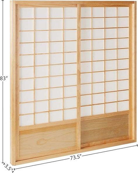 Amazon.com: Red Lantern 7 ft. Tall Zen Shoji Sliding Door Kit-Natural : Tools & Home Improvement Shoji Closet Doors, Shoji Screen Doors, Shoji Sliding Doors, Shoji Screen, Screen Doors, Red Lantern, Door Kits, Phase 2, Sliding Door