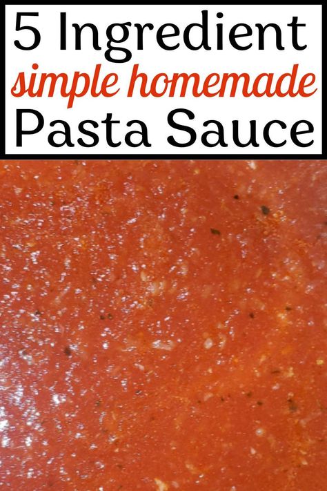 Simple Homemade Spaghetti Sauce, Pasta Sauce Recipes Easy Simple, Home Made Pasta Sauce Recipe, Home Made Pasta Sauce Easy, Simple Pasta Sauce Recipes, Homemade Sauce For Pasta, 3 Ingredient Bbq Sauce, Pasta Sauce Without Tomatoes, Simple Homemade Pasta