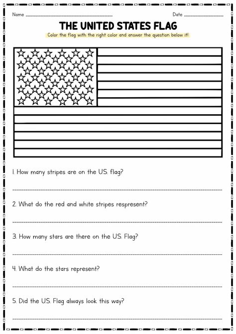 Homeschool Pledge Of Allegiance, American Flag Kindergarten, Geography 1st Grade, United States Homeschool Curriculum, History For 3rd Grade, History Worksheets For 1st Grade, First Grade Homeschool Art Projects, Kindergarten Geography Worksheets, 1st Grade Geography Worksheets