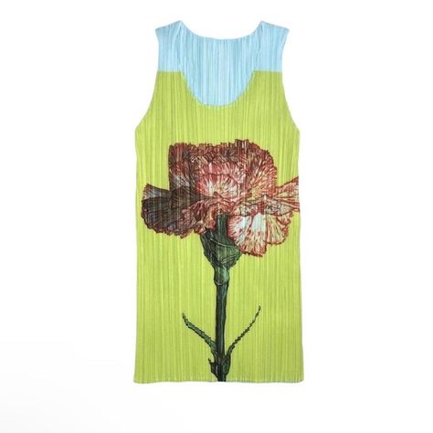 Vintage Rare Issey Miyake Pleats Please Floral Tank... - Depop Issey Miyake Pleats, Issey Miyake Pleats Please, Pleats Please, Pleats Please Issey Miyake, Floral Tank Top, Floral Tank, Issey Miyake, Fashion Killa, Kendall Jenner