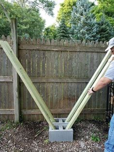 We had another tree fall in our yard and oops no space for the wood! This is one of the easiest and cheapest wood racks to assemble for your back yard. Honest. Easy-Cheap-Fast. The materials needed are something most of us have already in the garage or shed but if not it's still cheap to purchase. About $1.10 for a cinder block at Lowes (you'll need 2). And about $3.40 for a 6 foot long treated 2x4 (you need 4) at Menards. Under $20 total! All you will need is two cinder blocks an… Store Firewood, Firewood Storage Outdoor, Make A Fire Pit, Outdoor Firewood Rack, Firewood Rack, Firewood Storage, Wood Rack, Backyard Diy Projects, Cinder Block