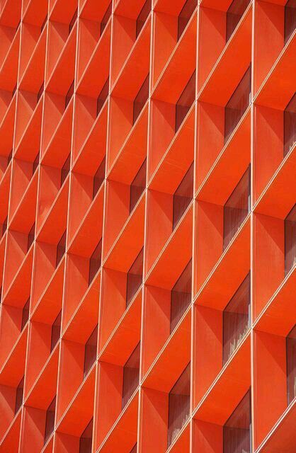 color>orange Architectural Pattern, Henning Larsen, Colour Architecture, Lots Of Windows, Renzo Piano, Orange Aesthetic, Architectural Drawing, Colour Orange, Orange Crush