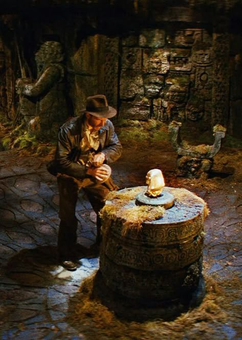 #IndianaJones_RaidersOfTheLostArk (1981) - #IndianaJones Indiana Jones Boulder, Henry Jones Jr, Harrison Ford Indiana Jones, Indiana Jones Party, Indiana Jones Films, Temple Of Doom, Indiana Jones Adventure, Pulp Adventure, Henry Jones