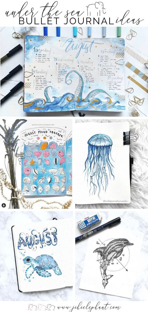 Ocean Journal, Ocean Facts, Bullet Journal Layout Ideas, Journal Layout Ideas, December Quotes, Bullet Journal Quotes, Simple Artwork, Ideas Journal, Art Appliqué