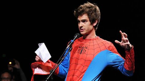 Andrew Garfield Comic Con Costumes, Andrew Garfield Spiderman, Garfield Spiderman, Heath Ledger Joker, Bug Boy, Peter 3, Mel Gibson, The Amazing Spider Man, Marvel Actors