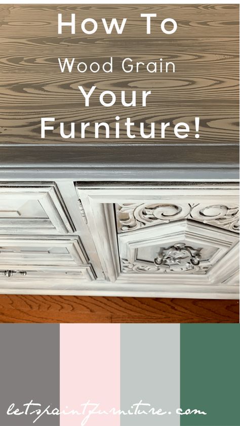 Home - Let's Paint Furniture! Diy Woodgrain Painting, Wood Graining Tool Diy Ideas, Wood Graining Tool, Graining Tool, Painted Furniture For Sale, All Kinds, Furniture Painting Tips, Scandi Living, How To Paint Furniture