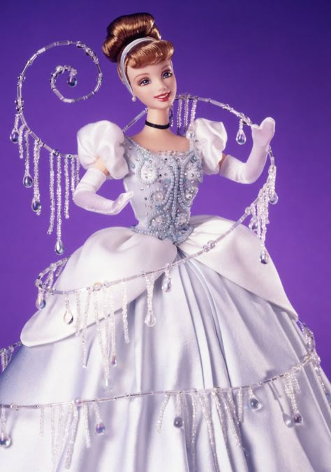 Cinderella by Lisa Temming Disney Barbie Dolls, Cinderella Doll, Barbie Disney, Disney Princess Dolls, I'm A Barbie Girl, Marie Osmond, Barbie Gowns, Im A Barbie Girl, Disney Barbie