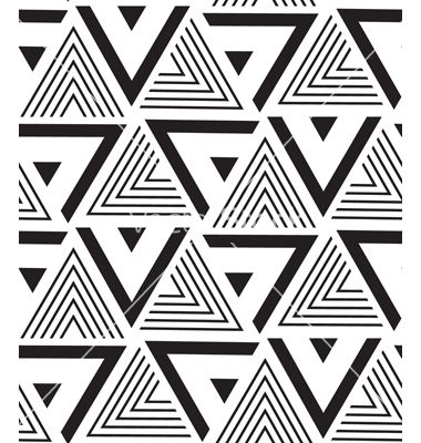 Continuous Geometric Pattern, Patterns With Triangles, Triangle Design Pattern, Zometical Designs, 2d Geometric Shapes, Modern Geometric Pattern Design, Geometric Stencil Patterns, Triangle Pattern Design, Geometrical Pattern Design