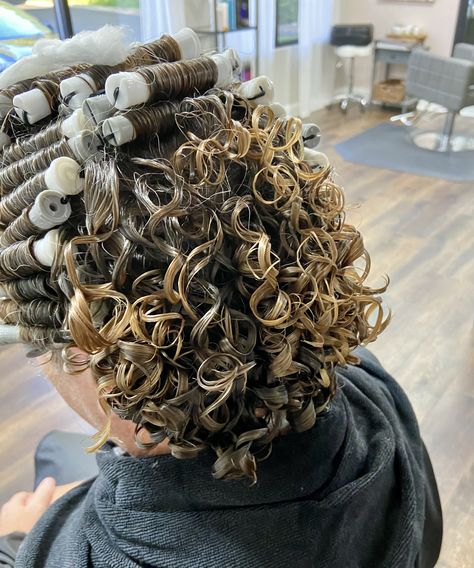 Perm Sizes Curls, Perms For Short Hair, Short Hair Perm, Perm Short Hair, Bumper Bangs, New Perm, Hair Perms, Curly Perm, Short Permed Hair