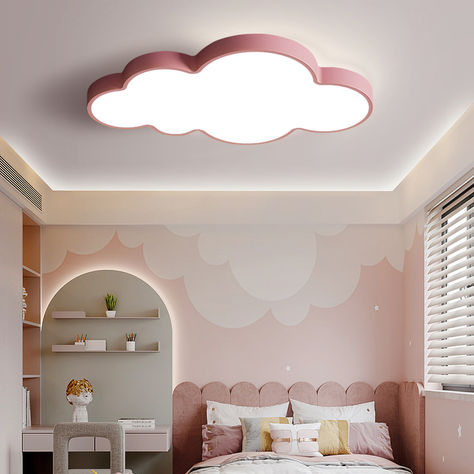 Cloud Bedroom, Cloud Ceiling, Bedroom Chandelier, Lights Kitchen, Rainbow Metal, Children Bedroom, Recessed Ceiling Lights, Spot Plafond, Bedroom Ceiling