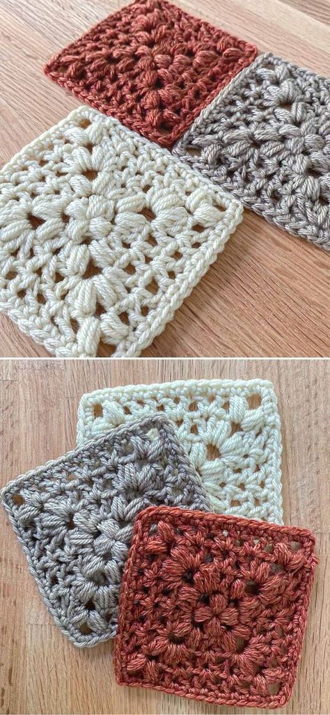 Granny Square Pattern Free, Motifs Granny Square, Granny Square Crochet Patterns Free, Crochet Granny Square Blanket, Beginner Knitting Projects, Crochet Daisy, Crochet Square Patterns, Granny Squares Pattern, Granny Square Crochet Pattern