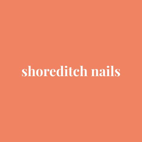 Logo design for London nail salon Shoreditch Nails #branding #logodesign #logo #nailsalon #colour Shoreditch Nails, Nails Branding, Nails Logo Design, Studio Iris, Nails Logo, Nail Logo, Small Business Packaging Ideas, London Nails, Branding Design Packaging