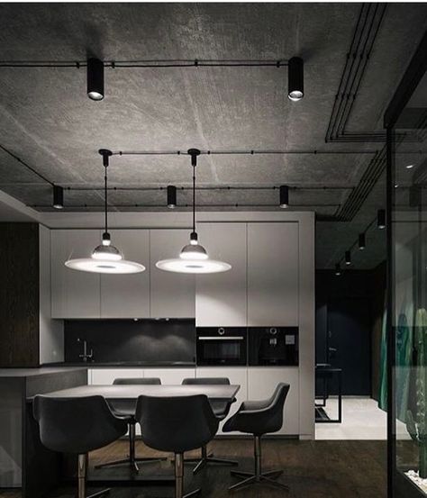 Exposed Ceiling, Contemporary Loft, Minimal Interior Design, Loft Interior Design, Loft Interior, Loft Interiors, Best Office, 아파트 인테리어, Loft Design