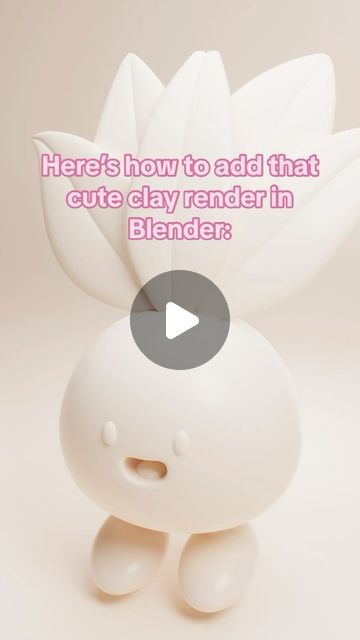 Chelsea | Blender 3D artist on Instagram: "Save this so you don’t forget🥰 I noticed that there is not a single tutorial on this app about this, so I made one myself! Hope it helps you to add a clay render in Blender 😊✌🏻#clayrender #blenderartist #blender3d #3dartist #blenderart #blendertutorial" Blender Ideas 3d, 3d Modeling Ideas, Blender 3d Inspiration, Blender 3d Art, Blender Rendering, Blender 3d Tutorial, Blender Projects, Blender Design, Blender Modeling