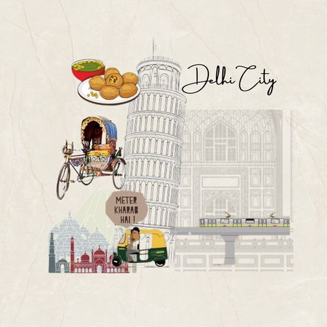 Delhi City, Candy House, Architecture Design Concept, City Illustration, Logo Food, Traditional Fashion, Food Illustrations, Contemporary Fashion, Pune