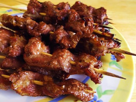 Teriyaki Beef Skewers (Meat on Sticks) Teriyaki Steak Kabobs, Teriyaki Beef Skewers, Teriyaki Skewers, Meat On A Stick, Teriyaki Steak, Beef Kebabs, Recipes Pictures, Japanese Beef, Steak Kabobs