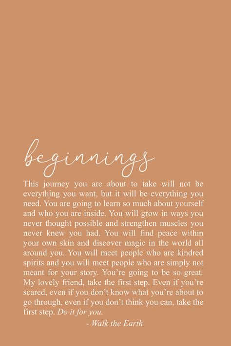 WORDS | NgLp Designs shares inspirational words and poems for new beginnings: "The journey you are about to take is going to bring you everything you need. Be kind. Stay strong. Fight for yourself. Be who you are." — Words by Nikki ~ Walk the Earth ///  inspirational words, words of wisdom, words to live by, poems, self love, journey ///  /// #newyear #inspiring #quoteoftheday Citation Encouragement, Now Quotes, Motivation Positive, Inspiring Words, Wise Words Quotes, Visual Statements, Be Brave, New Energy, Healing Quotes