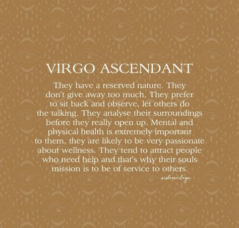 Ascendent In Virgo, Virgo Rising Woman, Virgo Ascendant, Virgo Moon Sign, Rising Virgo, Ascendant Sign, Destiny Number, About Virgo, My Birth Chart