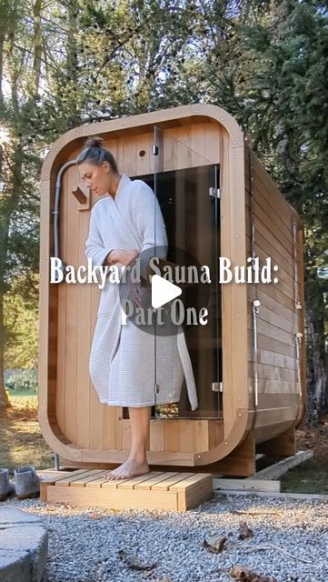 Field Mag on Instagram: "Make 2024 the year of the sauna! We’re getting a head start by building this @redwoodoutdoorsco mini-cube sauna in the backyard of Field Mag contributor @kath_englishman. With just some basic tools Kat and her husband were able to assemble the little 2-person sauna kit in just an afternoon. Stay tuned for part two, where we show the finishing details and get a look inside!  For a more in-depth look at the sauna kit experience, head over to fieldmag.com 🤝" Outdoor Sauna Kits, 2 Person Sauna, Building A Sauna, Backyard Spa, Sauna Shower, Sauna Kits, Sauna Kit, Sauna Diy, Sauna House