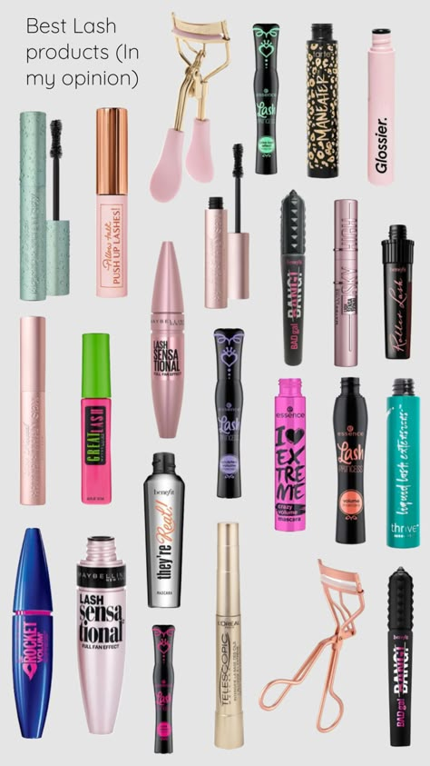 Makeup Ideas Mascara, Best Mascara Combo, Trendy Mascara, Mascara Design Ideas, Mascara Combos, Mascara Recommendations, Mascara Aesthetic, Good Mascara, Great Lash Mascara