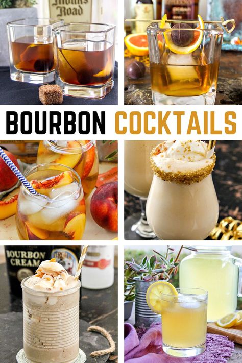 Simple Bourbon Cocktails Recipes You Need to Try | Tonya Staab Bourbon Cream Cocktail, Bourbon Cocktails Recipes, Thyme Simple Syrup, Orange Simple Syrup, Bourbon Cocktail Recipe, Smoked Cocktails, Bourbon Cream, Bourbon Bar, Bourbon Drinks