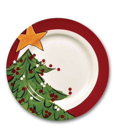 Painting Pottery Plates, Christmas Tree Platter, Christmas Tree Plate, Diy Christmas Mugs, Holiday Glassware, Ceramic Christmas Decorations, Diy Pottery Painting, Christmas Window Decorations, Diy Pottery