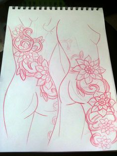 Wrap Around Body Tattoo Women, Female Back Tattoos Full, Religious Tattoo Sleeves, Tattoos For Women On Thigh, Black Flowers Tattoo, Henne Tattoo, Spiritual Tattoo, Cute Hand Tattoos, Pretty Hand Tattoos