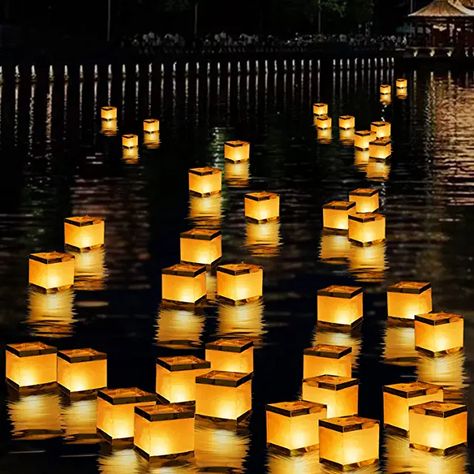 Amazon.com.au : floating pool lanterns Floating Pool Lanterns, Pool Lanterns, Floating Water Candles, Floating Pool Candles, Floating Paper Lanterns, Pool Candles, Tall Lanterns, Floating Decorations, Paper Lantern Decor