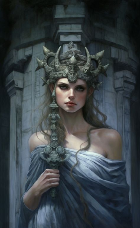 Medusa Pictures, Fire Queen, Fire Goddess, Medusa Art, Nature Goddess, Greek Gods And Goddesses, Art Gallery Wallpaper, Goddess Art, Comics Girl