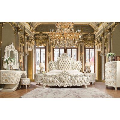 California King Bedroom Sets, Reka Bentuk Bilik Tidur, Luxury Bedroom Sets, Royal Bedroom, Fancy Bedroom, Sleigh Bedroom Set, Eastern King Bed, Luxury Bedroom Furniture, Hiasan Bilik Tidur