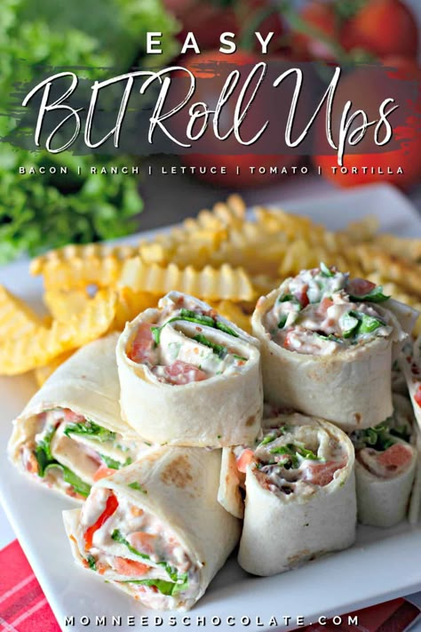 Blt Roll Ups, Wraps Pinwheels, Blt Recipes, Ore Ida, Pinwheel Appetizers, Oscar Mayer, Easy Bacon, Pinwheel Recipes, Summer Corn Salad